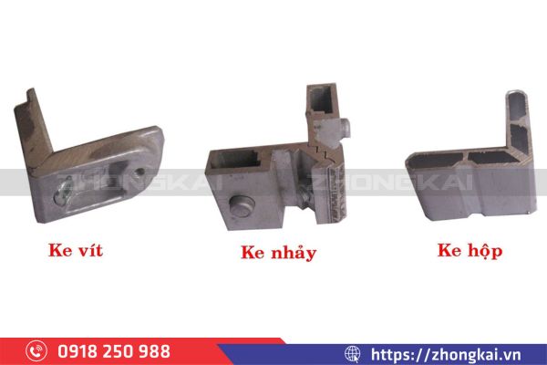 3 loại ke góc nhôm thường được sử dụng