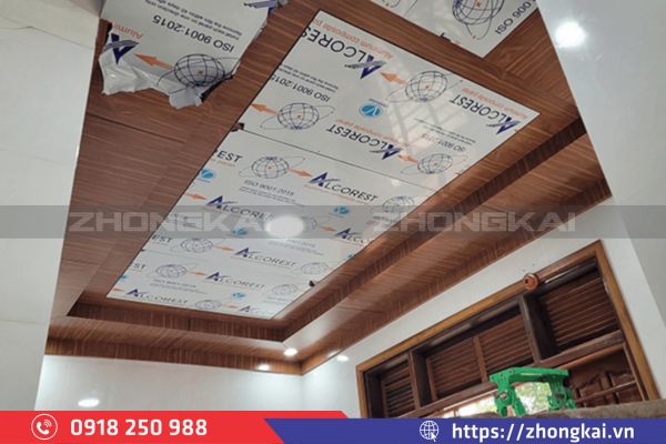 Tấm Aluminum ứng dụng ốp trần nhà