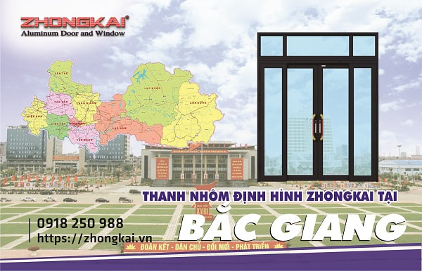 zhongkai cung cấp nhôm kính bắc giang uy tín, tin cậy