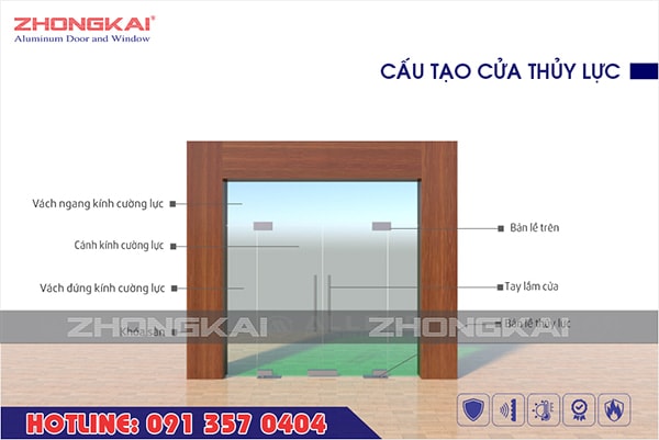 Mẫu Và Báo Giá Cửa Nhôm Thuỷ Lực Mới Nhất